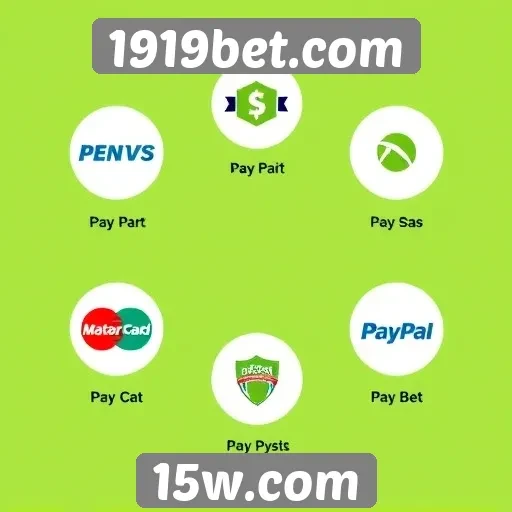 Métodos de pagamento oferecidos por 1919bet